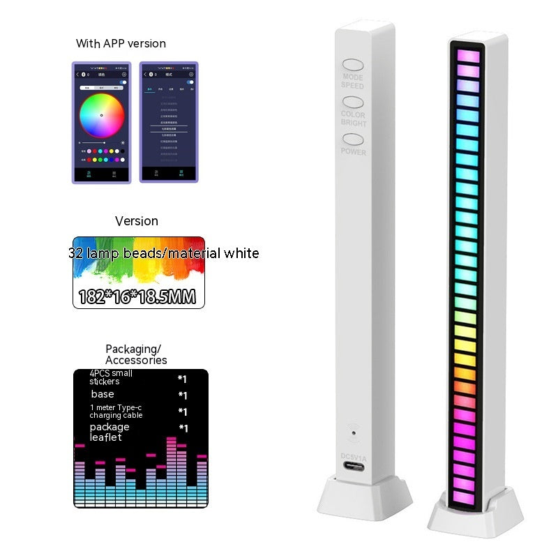 Dynamic RGB Sound Control Light Bar