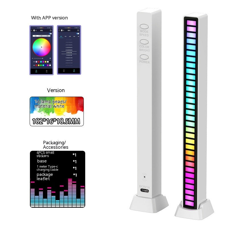 Dynamic RGB Sound Control Light Bar