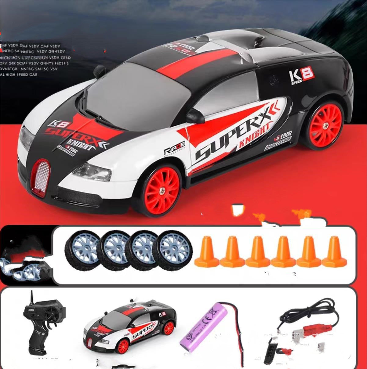 RC Drift Car 4WD – GTR/AE86 Modell mit Fernsteuerung
