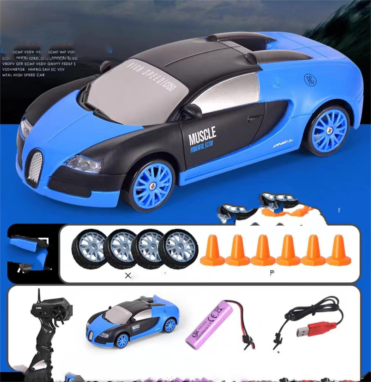RC Drift Car 4WD – GTR/AE86 Modell mit Fernsteuerung