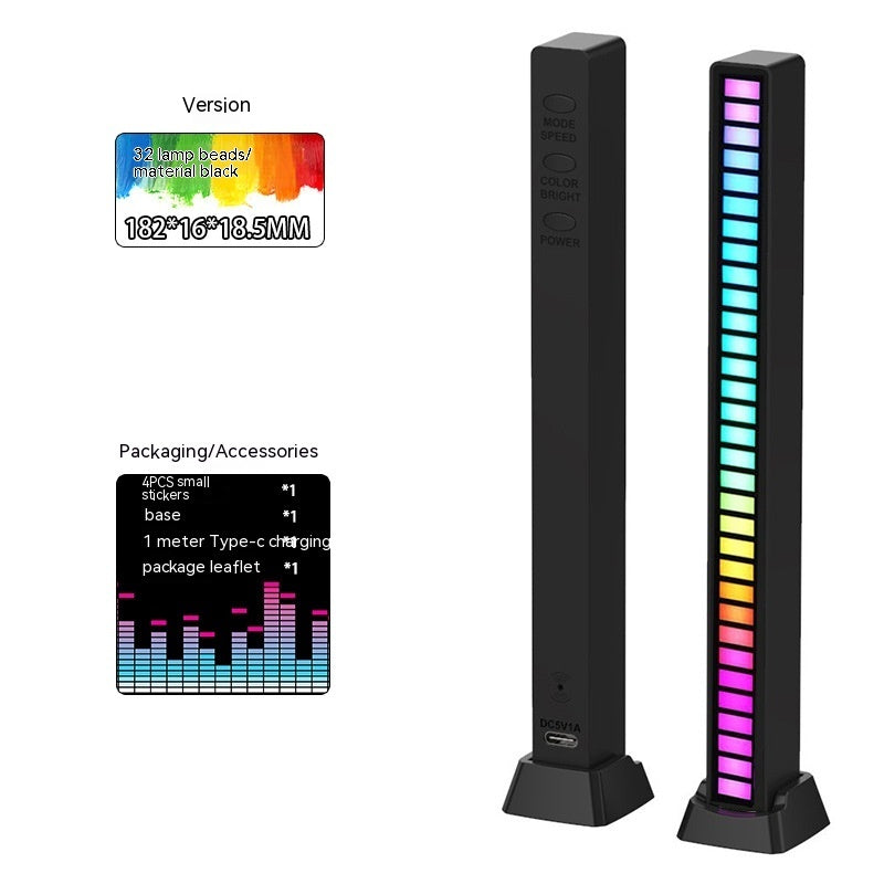 Dynamic RGB Sound Control Light Bar